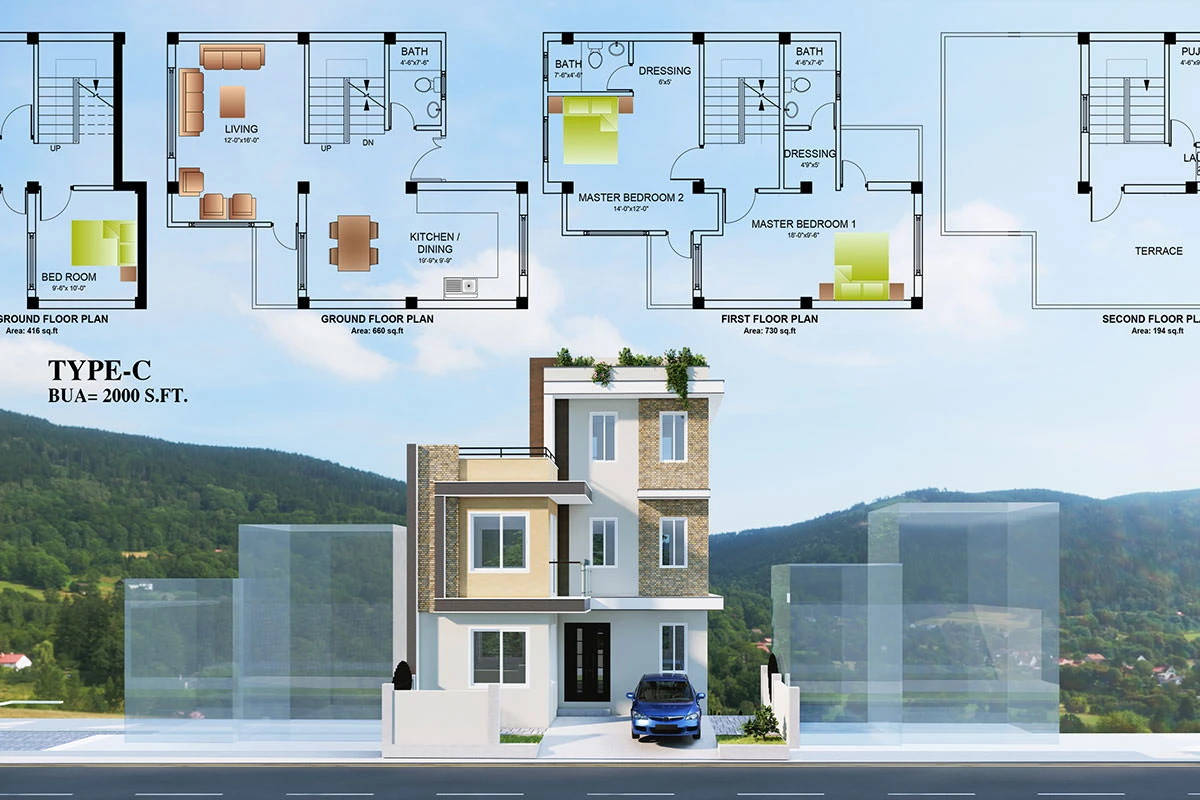 Chapagaun Developed Plots