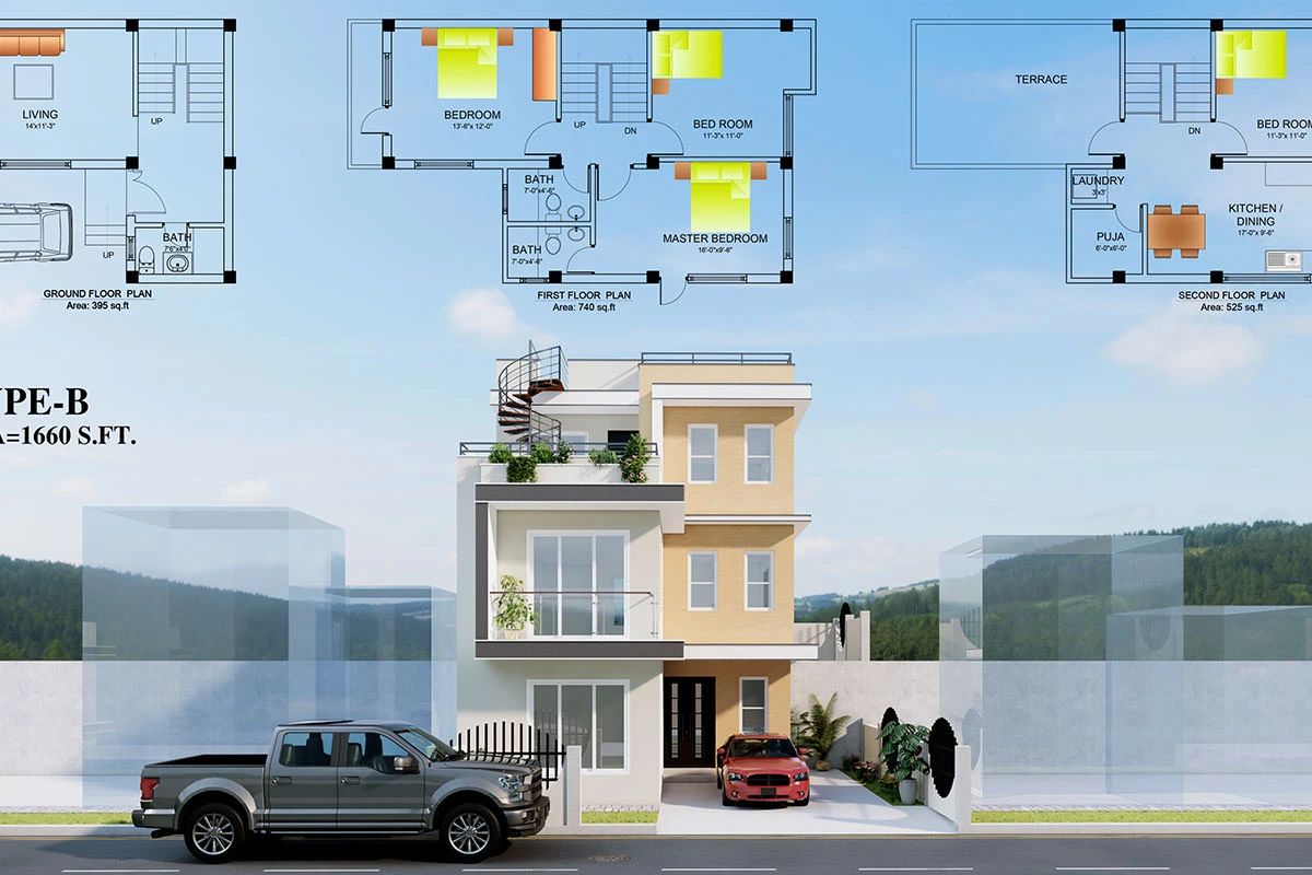 Chapagaun Developed Plots